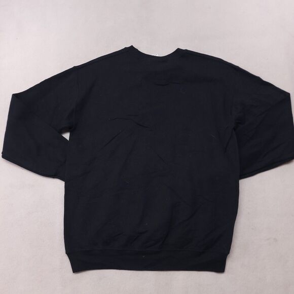 Rick & Morty Casual Long Sleeve Sweatshirt Mens Size Medium M Black Gildan - Picture 11 of 11